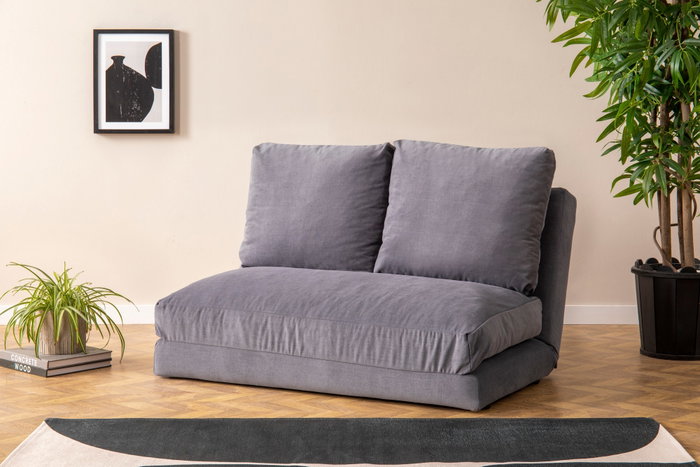 Atelier Del Sofa Taida - Sofá-cama de 2 plazas, Gris Atelier Del Sofa Taida - Sofá-cama de 2 plazas, Gris
